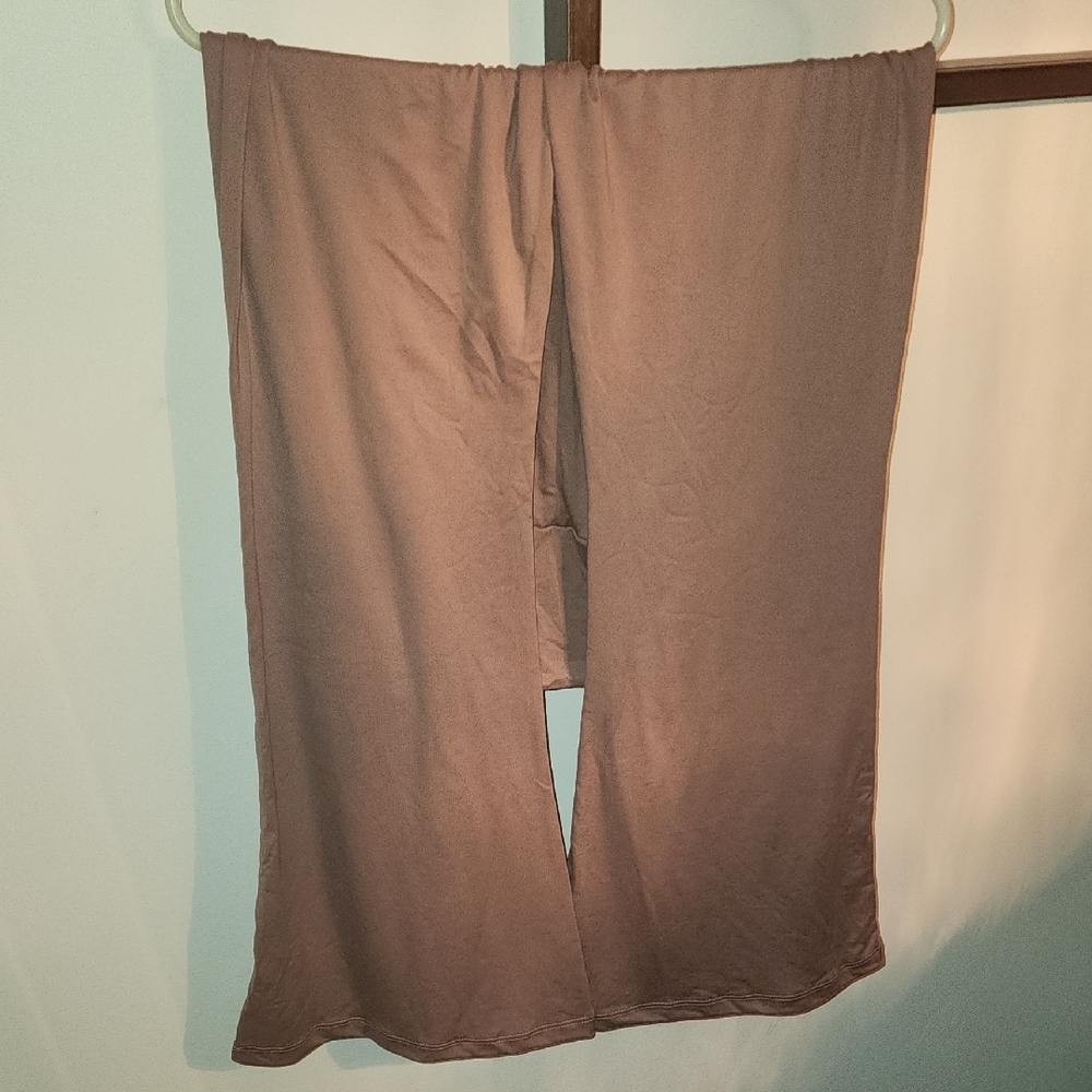 Brown Wide-Leg Pants